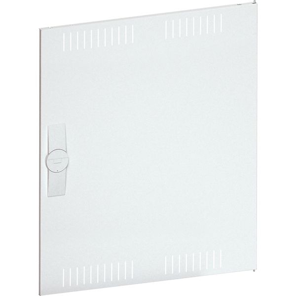 Door, univers, right, slotted, RAL 9010, for enclosure IP3X 650x550mm image 1