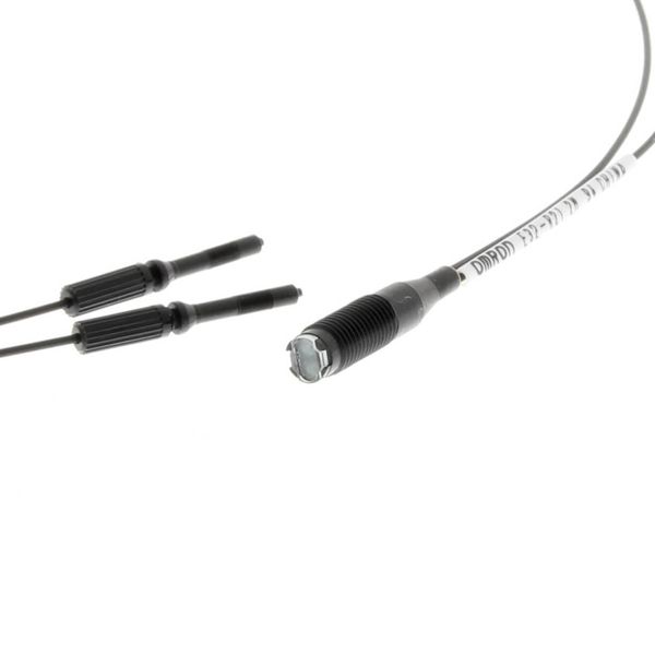 Fiber optic sensor head, retro-reflective, M6 cylindrical axial, refle image 3