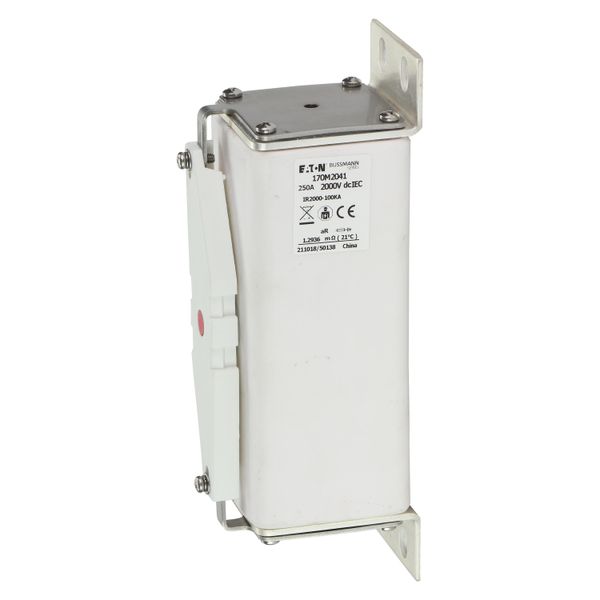 Fuse-link, high speed, 250 A, DC 2000 V, 65 x 89 x 213 mm, aR, IEC, with indicator image 14