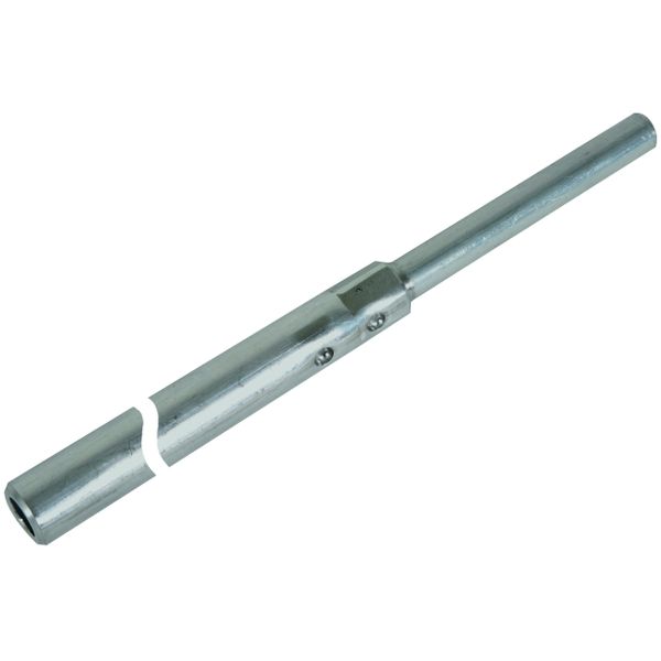 Tubular air-term. rod D 16mm L 5000mm AlMgSi F22 tapered to 10mm image 1