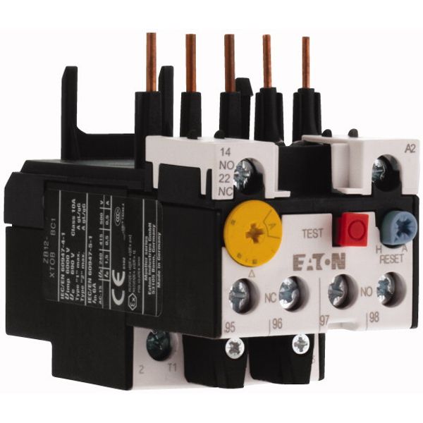 Overload relay, ZB12, Ir= 1 - 1.6 A, 1 N/O, 1 N/C, Direct mounting, IP20 image 4