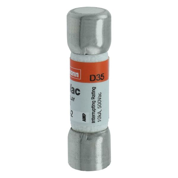 Fuse-link, LV, 2 A, AC 500 V, 10 x 38 mm, 13⁄32 x 1-1⁄2 inch, supplemental, UL, time-delay image 23