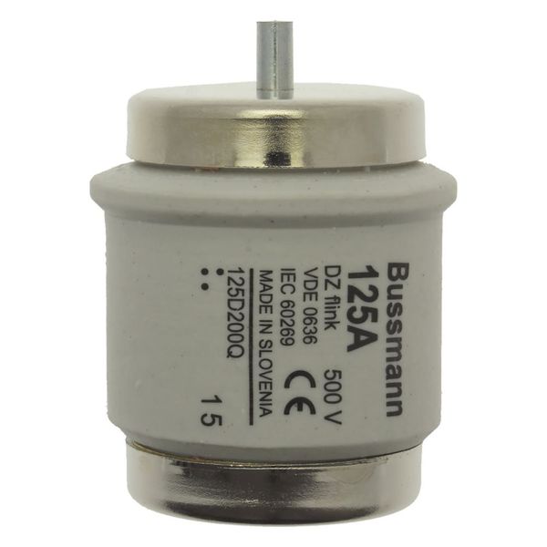 Fuse-link, low voltage, 125 A, AC 500 V, D5, 56 x 46 mm, gR, DIN, IEC, fast-acting image 7