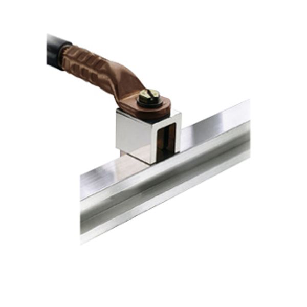 Stud-type terminal, clip-on for cable lug, 10 mm image 1
