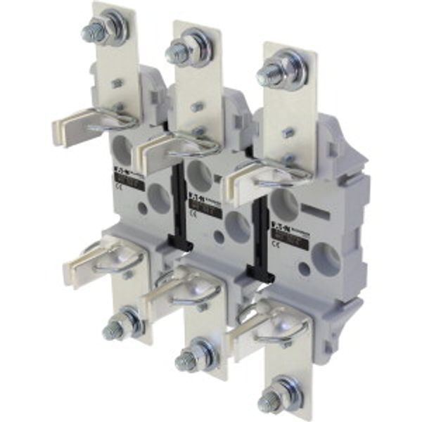 Fuse-base, LV, 400 A, AC 690 V, NH2, 3P, IEC, DIN rail mount image 2