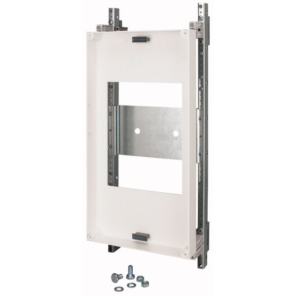 NH switch-disconnectors mounting unit, 250A, WxH=500x450mm, 1x XNH1 4p, mounting on mounting plate image 1