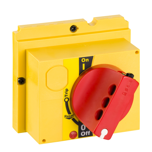 Direct rotary handle, ComPact NSX 100/160/250, red handle/yellow front, IP40 image 4