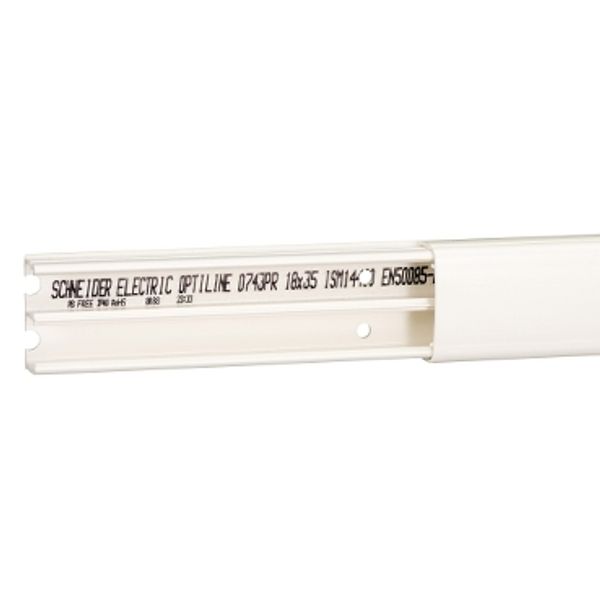 OptiLine - minitrunking - 18 x 35 mm - PVC - white image 2