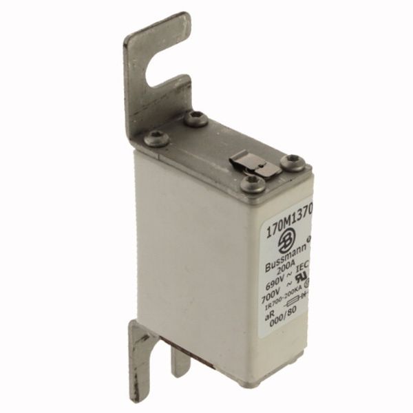 Fuse-link, high speed, 200 A, AC 690 V, DIN 000, 21 x 40 x 100 mm, aR, DIN, IEC, single indicator image 4