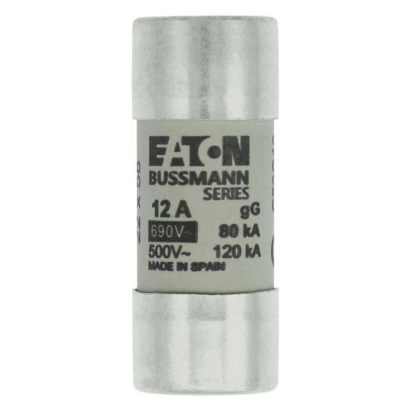 Fuse-link, LV, 12 A, AC 690 V, 22 x 58 mm, gL/gG, IEC image 6