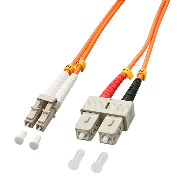 Fibre Optic Cable LC / SC OM2, 5m 50/125µm, Multimode image 1