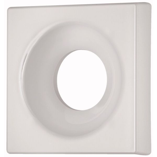 UMS cover plate 55, Pure white, gloss image 1