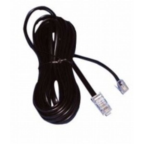 Patchcord RJ45/RJ11 unshielded Telephony ISDN black 6.0m image 1