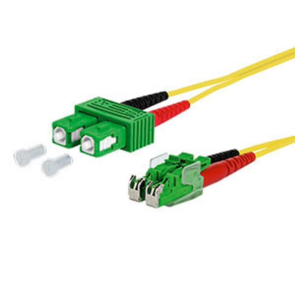 OpDAT patch cord SC-D APC/E2000-D APC OS2, 10.0 m image 3