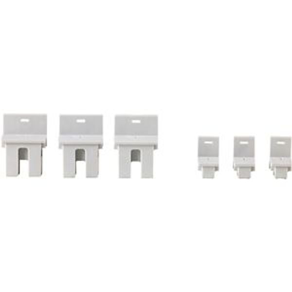 3 x Bus connector plug between base unit and expansion unit/bus module and 3 x end covers, For use with easyE4 image 6