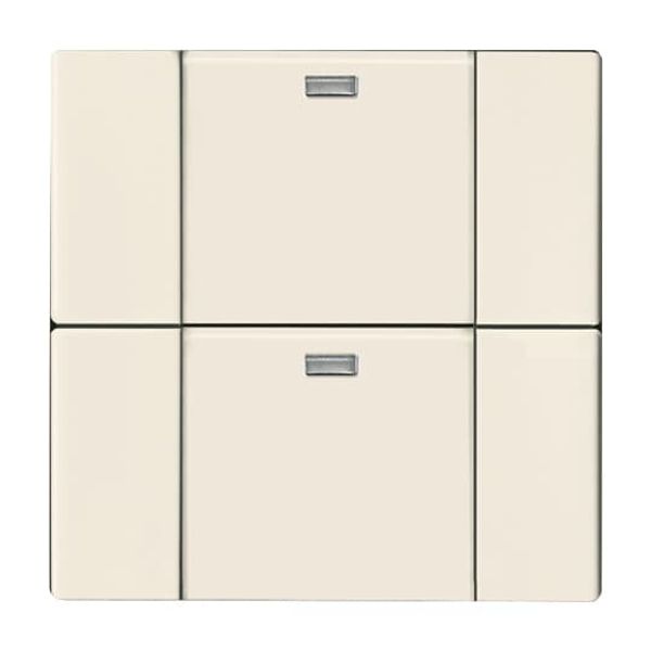 6733-82 CoverPlates (partly incl. Insert) future®, solo®; carat®; Busch-dynasty® ivory white image 3
