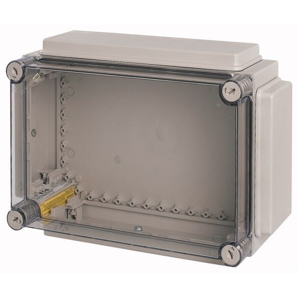 Insulated enclosure, top+bottom open, HxWxD=296x421x175mm, NA type image 1