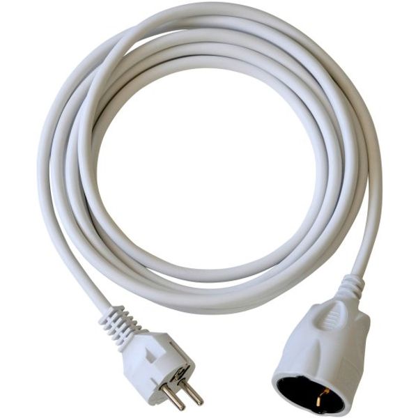 Plastic Extension Cable White 3m H05VV-F 3G1,5 image 1
