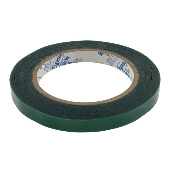 A12 Green Polyester Masking Tape 29mm wide, 66m long image 1