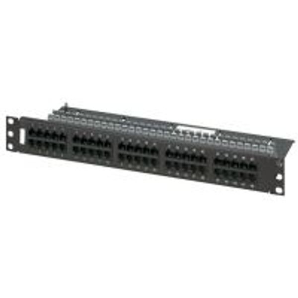 Patch panel telephone 50 ports 110 connect 19 inches 1U image 1