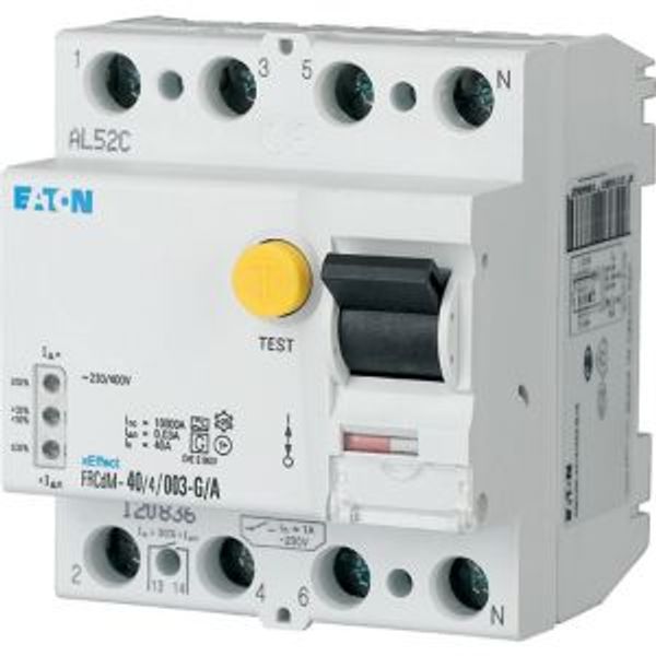 Digital residual current circuit-breaker, 40A, 4p, 300mA, type G/A image 3