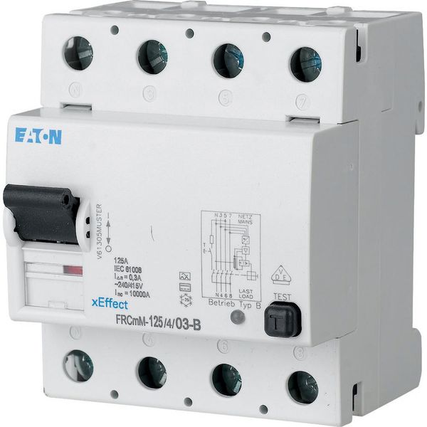 Residual current circuit-breaker, all-current sensitive, 80 A, 4p, 300 mA, type B image 1