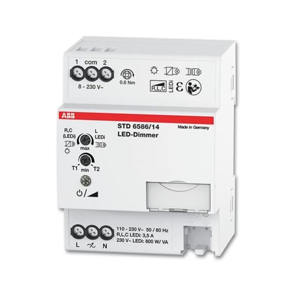 STD 6586/14 Electronic Rotary / Push Button Dimmer (all Loads incl. LED, DALI) image 2