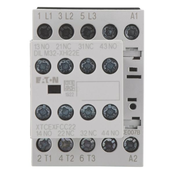 Contactor, 380 V 400 V 3 kW, 2 N/O, 2 NC, 230 V 50 Hz, 240 V 60 Hz, AC operation, Screw terminals image 12
