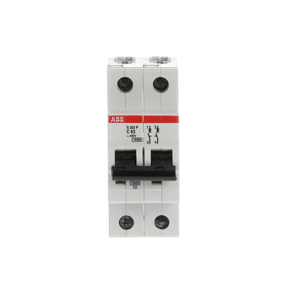 S202P-C63 Miniature Circuit Breaker - 2P - C - 63 A image 5