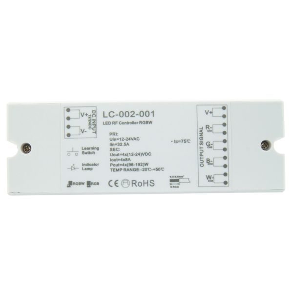 Controller RF RGBW LED Reciever image 1