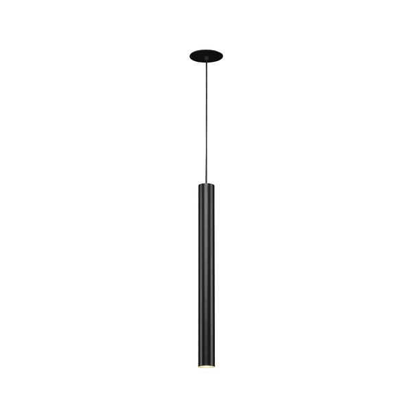 HELIA 45, pendant, LED, 3000K, round, black, flat canopy, 9W image 1