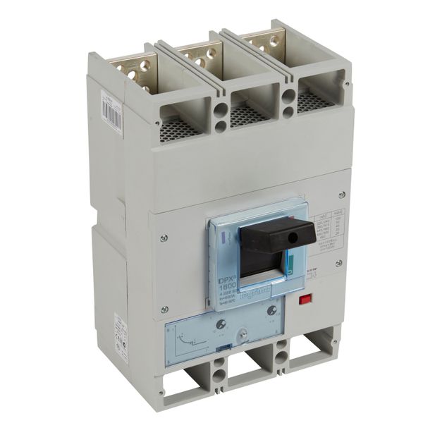 MCCB DPX³ 1600 - thermal magnetic release - 3P - Icu 50 kA (400 V~) - In 630 A image 1