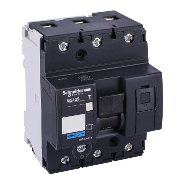 Miniature circuit-breaker, Acti9 NG125H, 3P, 63 A, D curve, 36 kA (IEC 60947-2) image 2