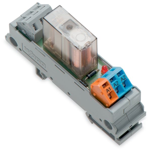 Relay module Nominal input voltage: 230 VAC 1 changeover contact gray image 5