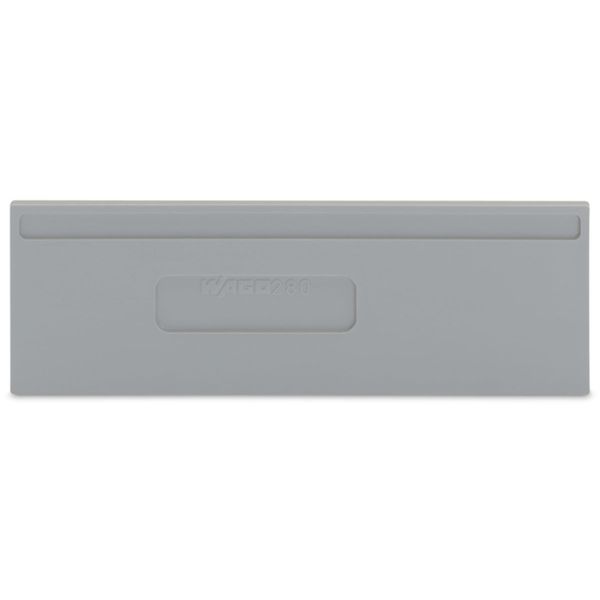 Separator plate 2 mm thick oversized gray image 2