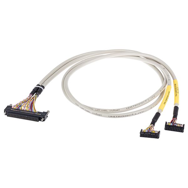 System cable for Schneider Modicon M340 2 x 16 digital inputs or outpu image 1