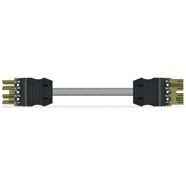 pre-assembled interconnecting cable B2ca Socket/plug gray image 1