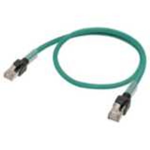 Ethernet patch cable, F/UTP, Cat.6A, LSZH (Green), 15 m image 2