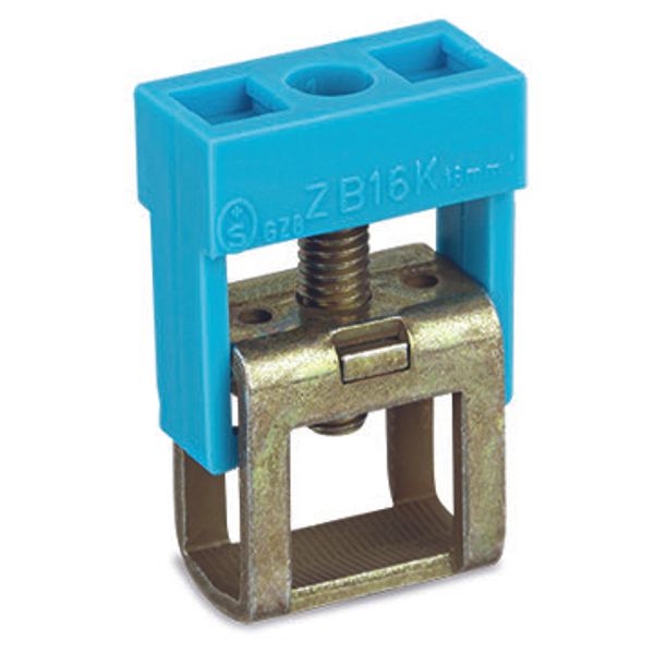 Connector for busbar with blue cover blue image 1