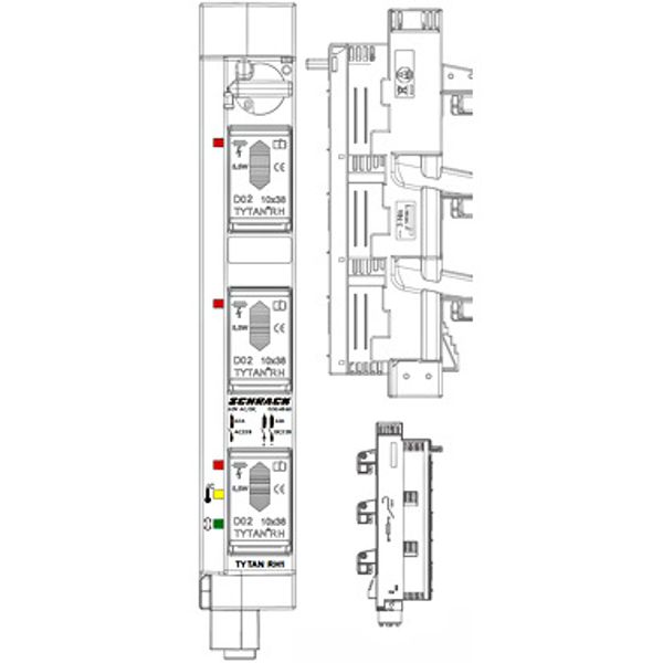 D02-Load-Breaker for 60mm-System 24-60VDC TYTAN RH1 image 1