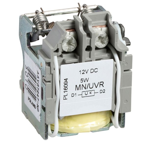 MN undervoltage release, ComPacT NSX, rated voltage 250 VDC, screwless spring terminal connections image 1