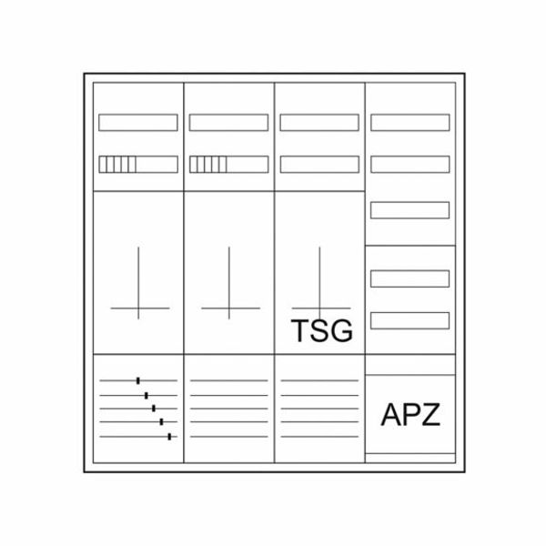 ZSD-ZZTV-1100/APZ Eaton Metering Board ZSD LV systems Final Distribution Boards image 1