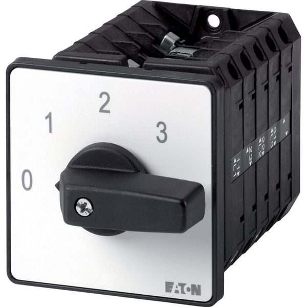 Reversing star-delta switches, T5B, 63 A, flush mounting, 5 contact unit(s), Contacts: 10, 60 °, maintained, With 0 (Off) position, D-Y-0-Y-D, Design image 1