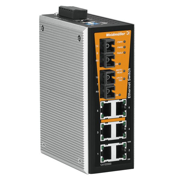 Network switch (managed), managed, Fast Ethernet, Number of ports: 6x  image 1