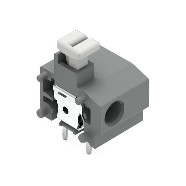Stackable PCB terminal block push-button 1.5 mm² gray image 4