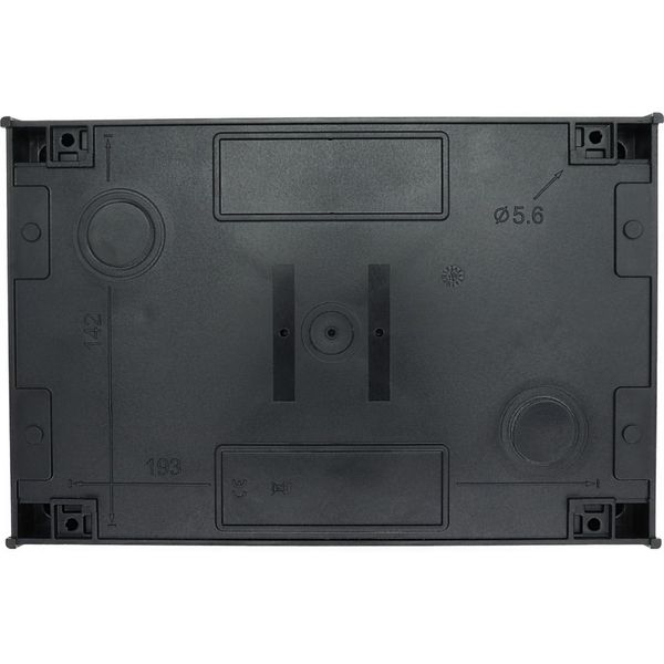Main switch, P3, 63 A, surface mounting, 3 pole + N, STOP function, With black rotary handle and locking ring, Lockable in the 0 (Off) position image 48