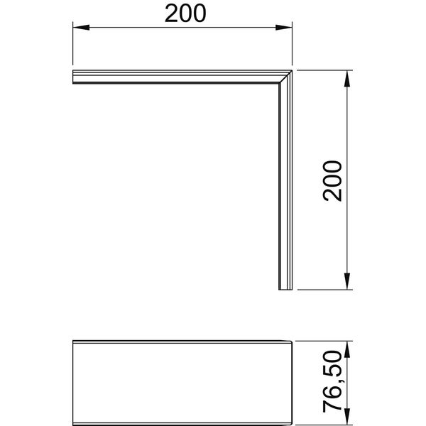 GK-OTGARW Cover external corner, smooth image 2