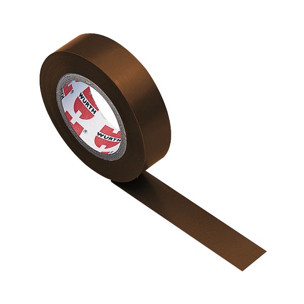 Insulating tape, standard-PVC-brown, COROPLAST 15mm/10m image 1