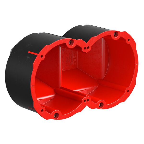 Fire protection Quickbox Maxi HWD 90 2x1 Ø83mm f.fire-protection walls EI30-EI90 image 1