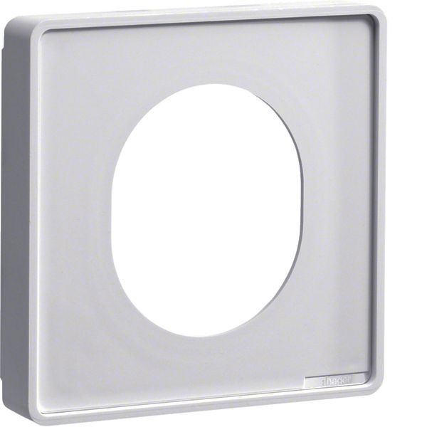 frontplate kit outlet box CEE, pure white image 1